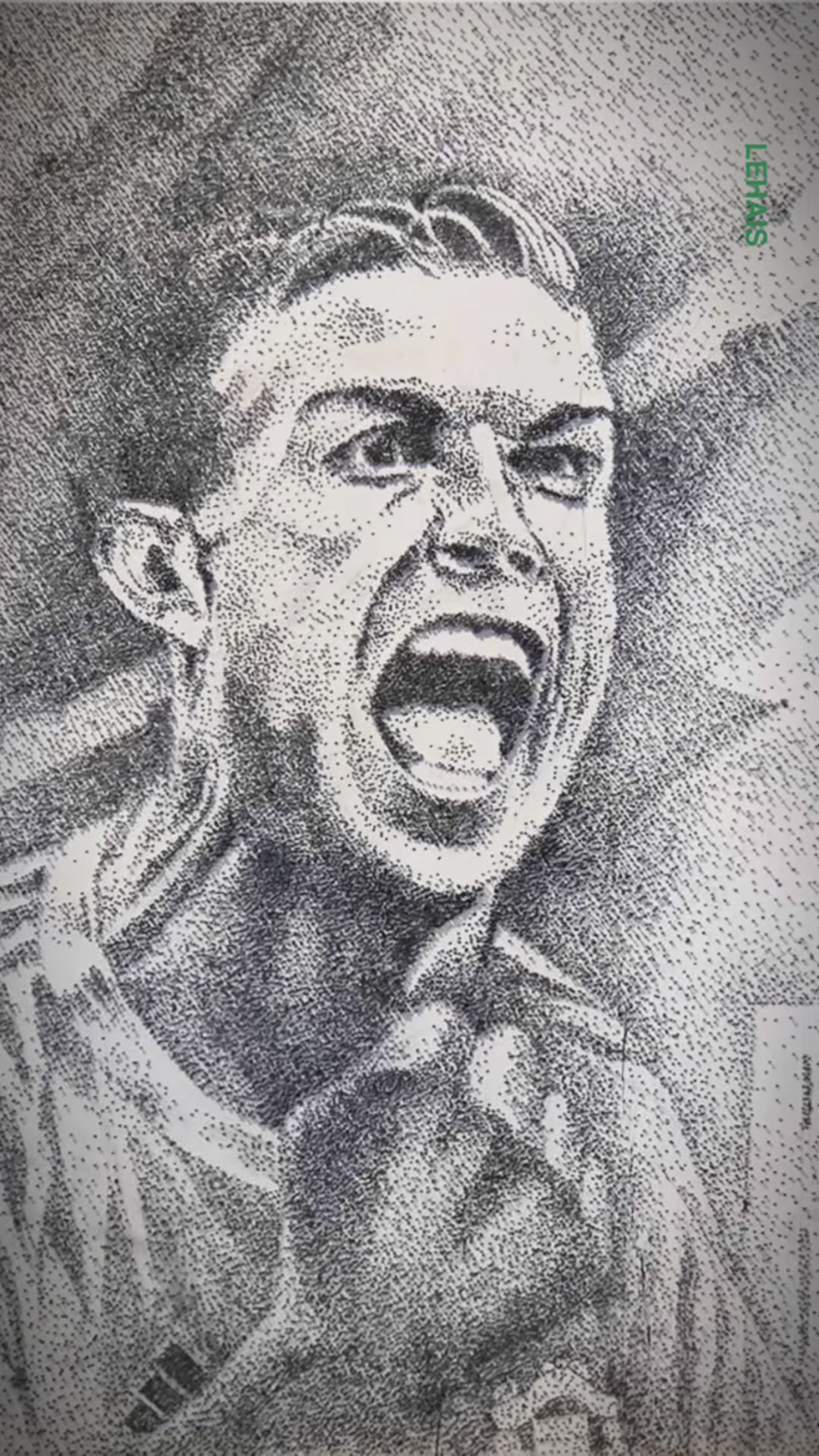 Quá trình tạo chân dung Ronaldo từ 7 triệu chiếc đinh sắt quá đẹp 1