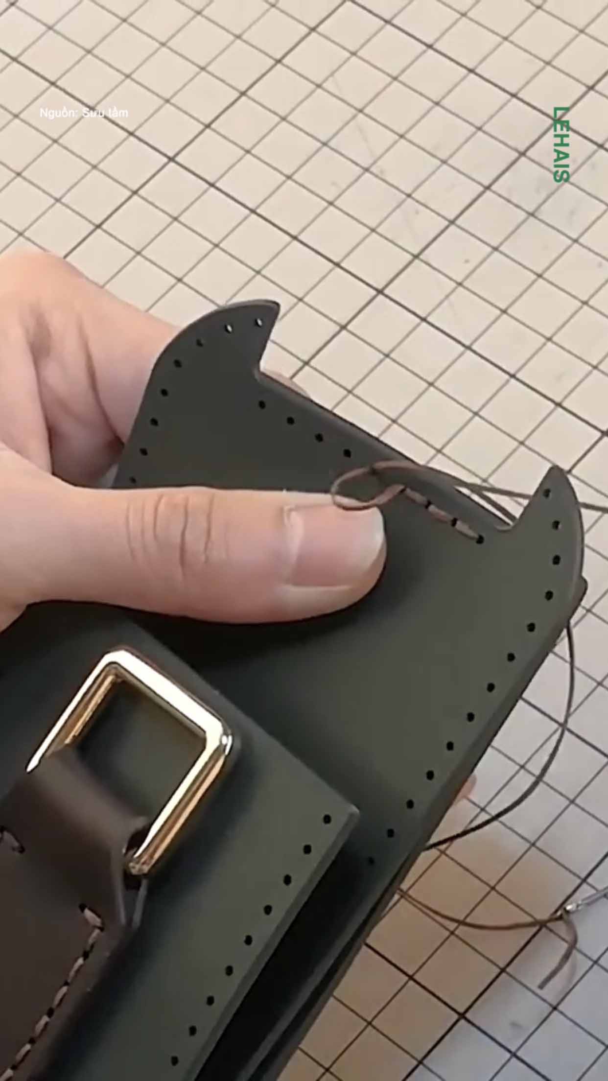 How to make a leather bag 2