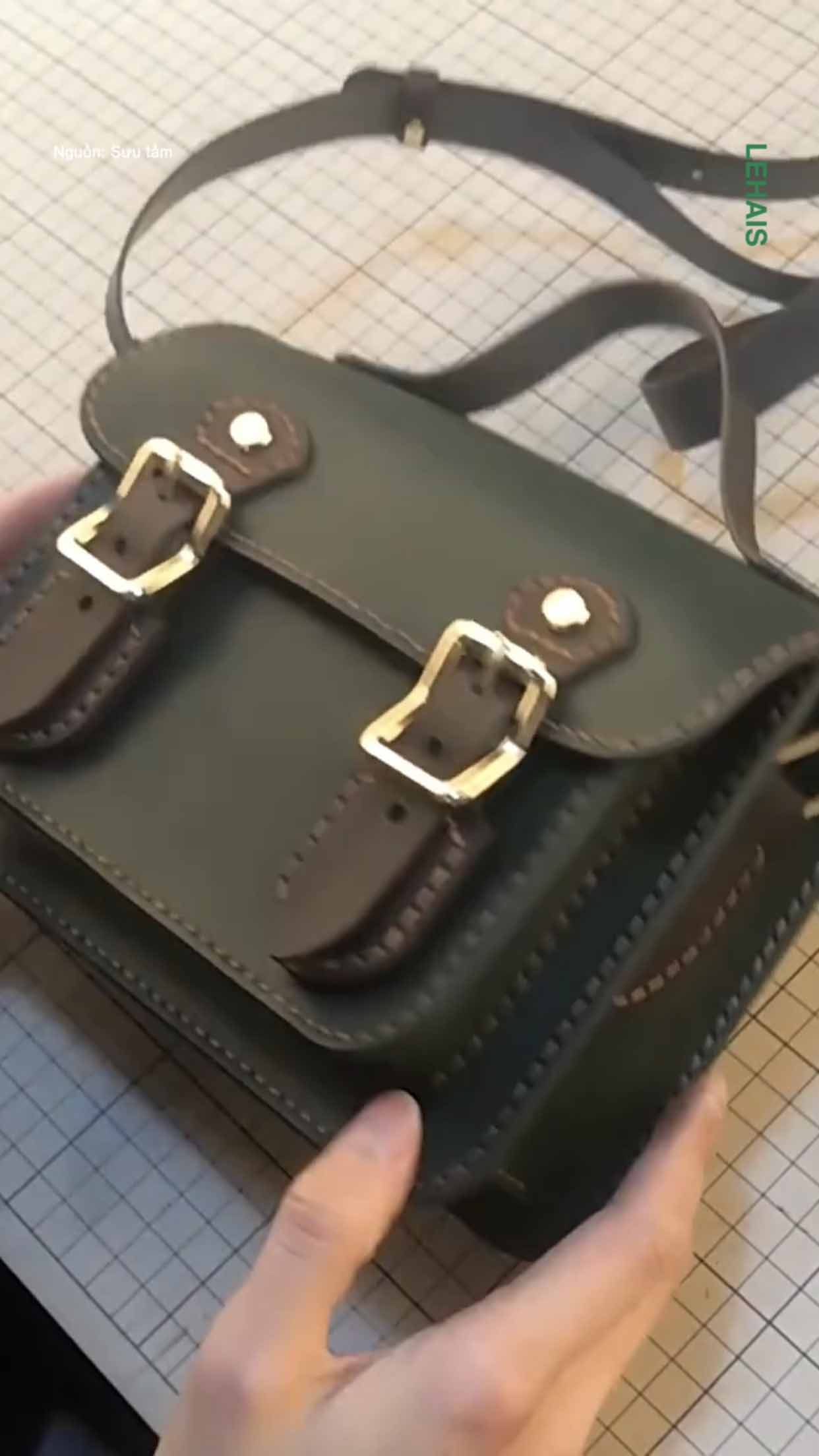 How to make a leather bag 3