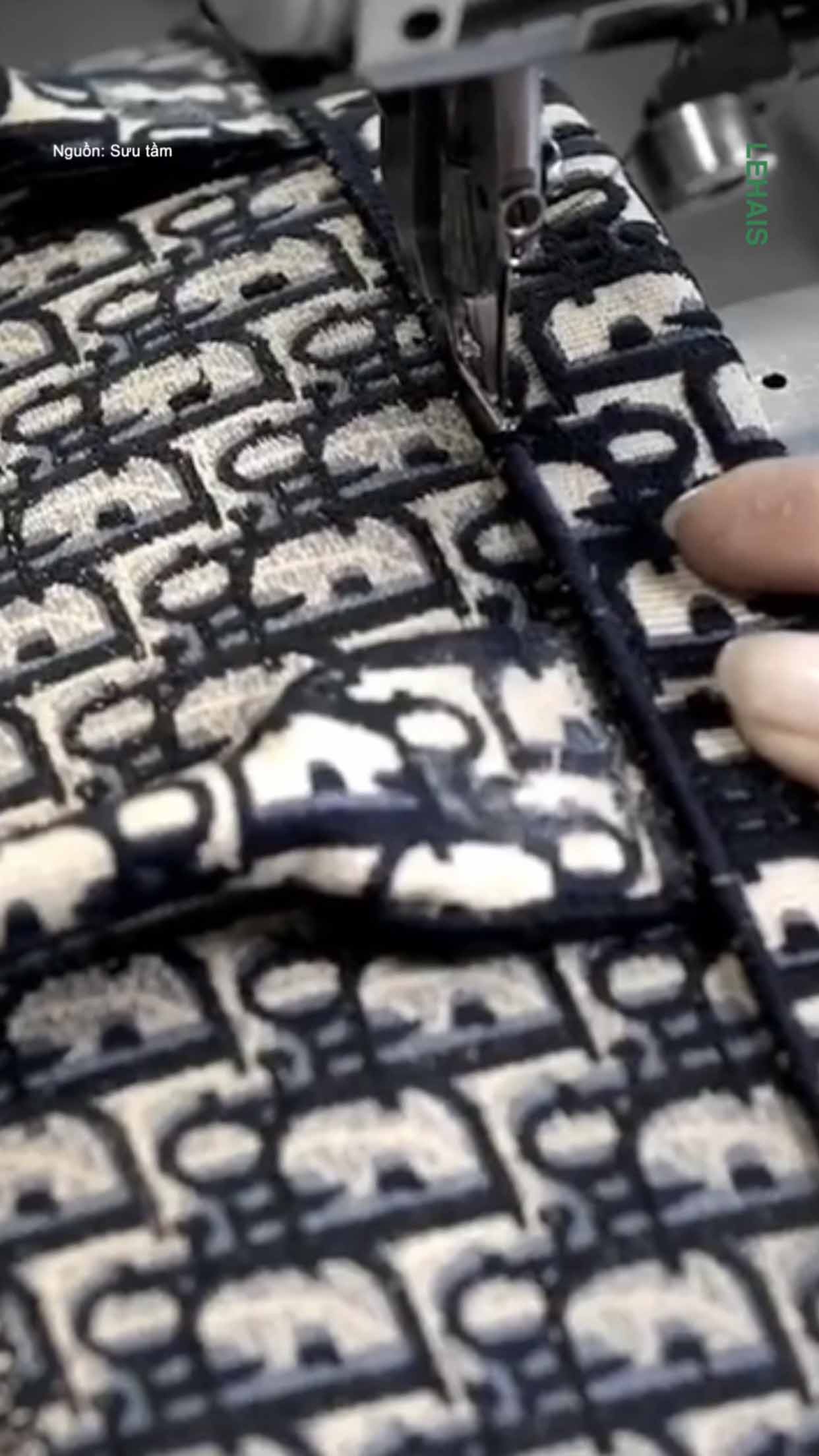 The process of making a handbag by fashion brand Christian Dior 3