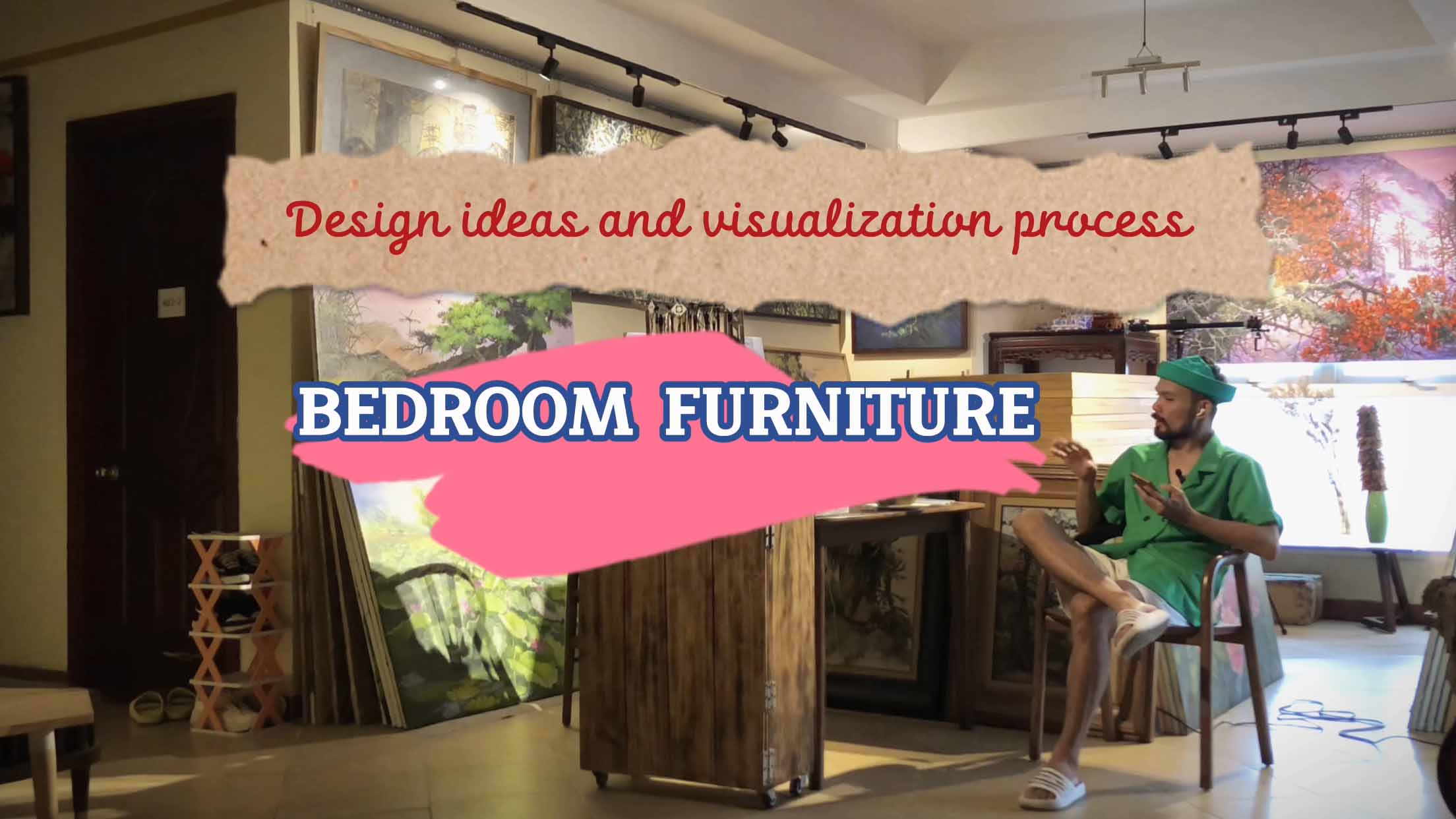 Design ideas and visualization process Bedroom Furniture 2