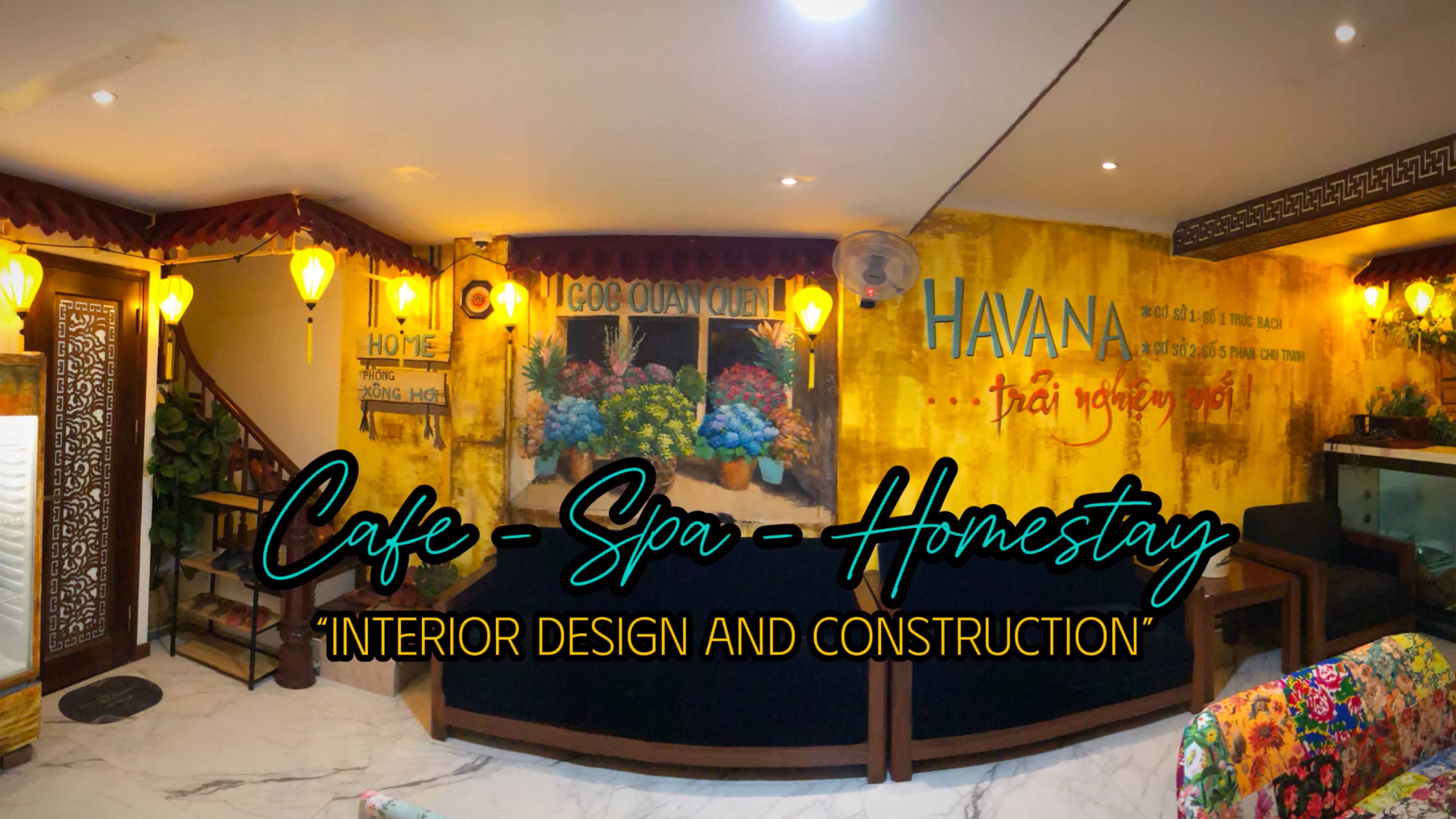 Design and construction of interior complex of Cafe - Spa - Homestay from the perspective of an Artist 2