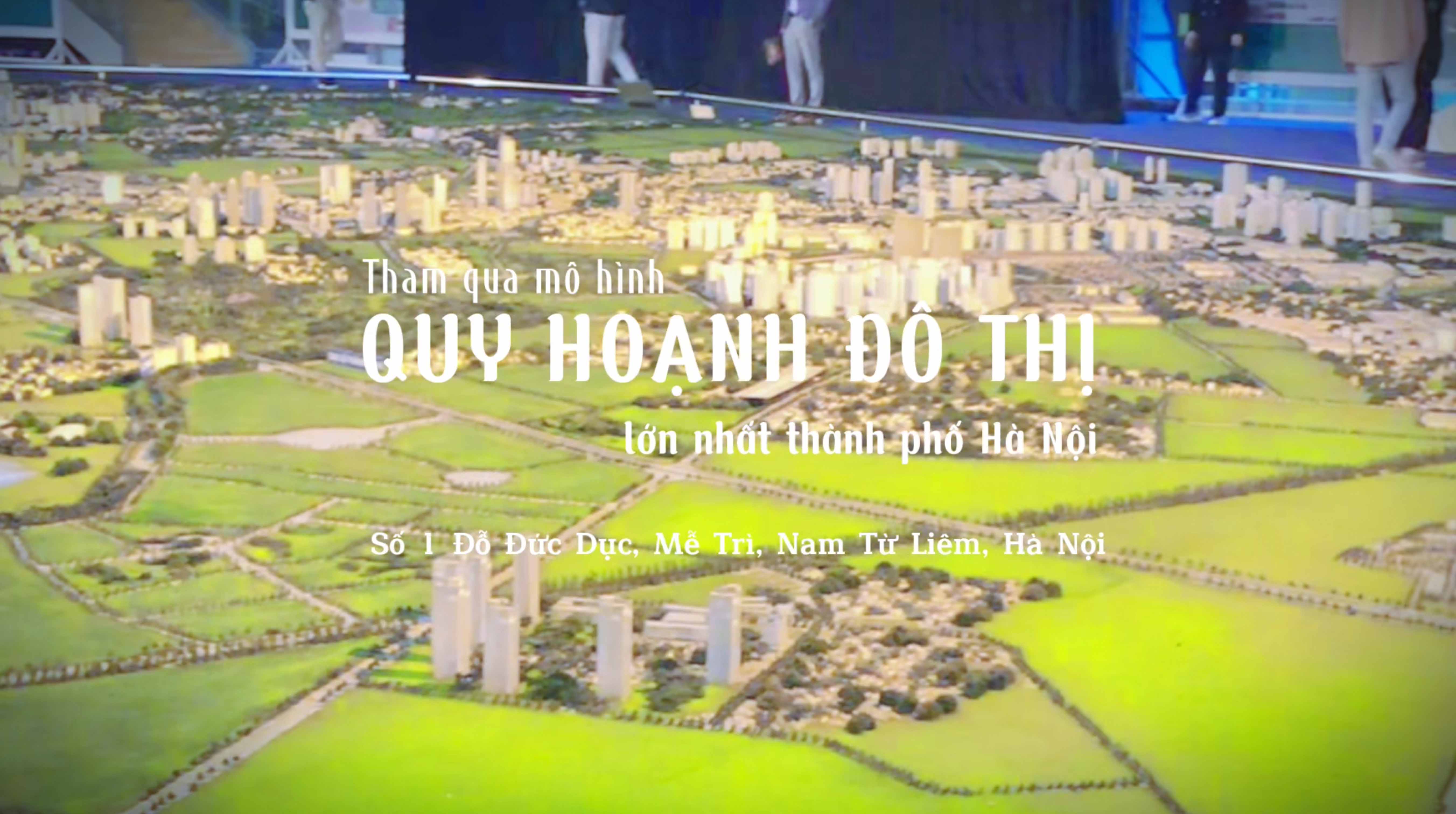 Tham quan mô hình quy hoạch đô thi lớn nhất thành phố Hà Nội 1